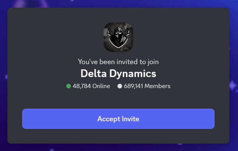 Delta Executor Discord Server - Delta Dynamics